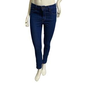 Levi Stretch Dark Blue Mid-Rise Jean Jegging Size 27x30